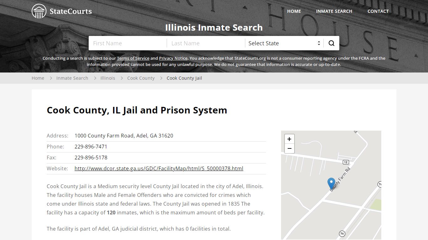 Cook County Jail Inmate Records Search, Illinois - StateCourts